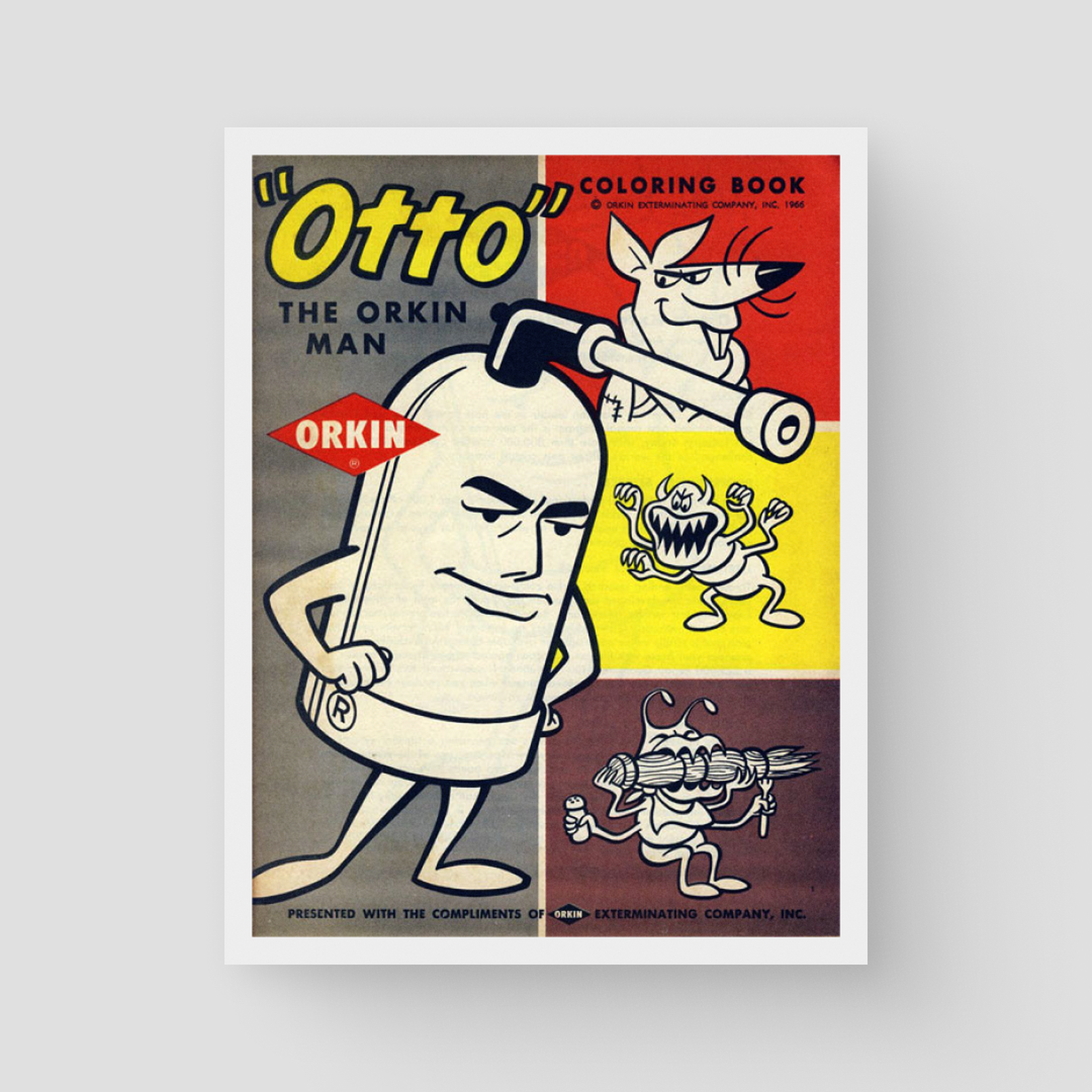 Otto the Orkin Man became synonymous with pest control across the country