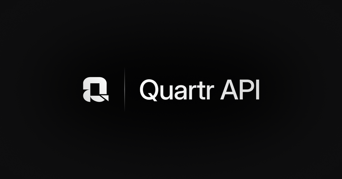 Live earnings data & transcripts, structured for AI | Quartr API
