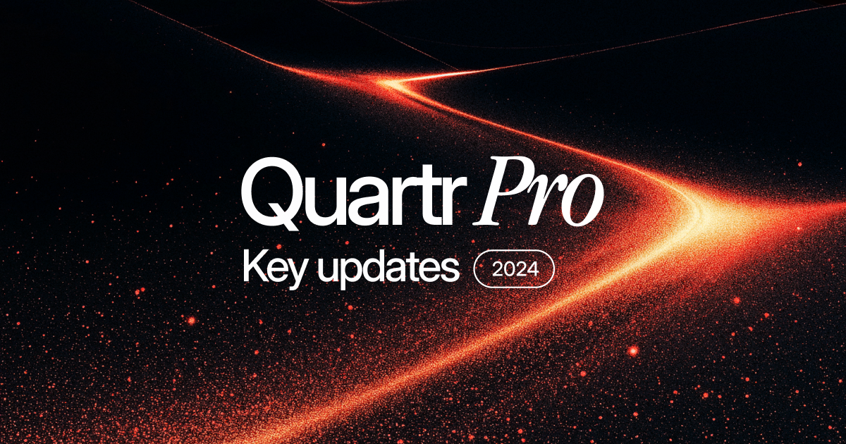 Quartr Pro: Key updates 2024