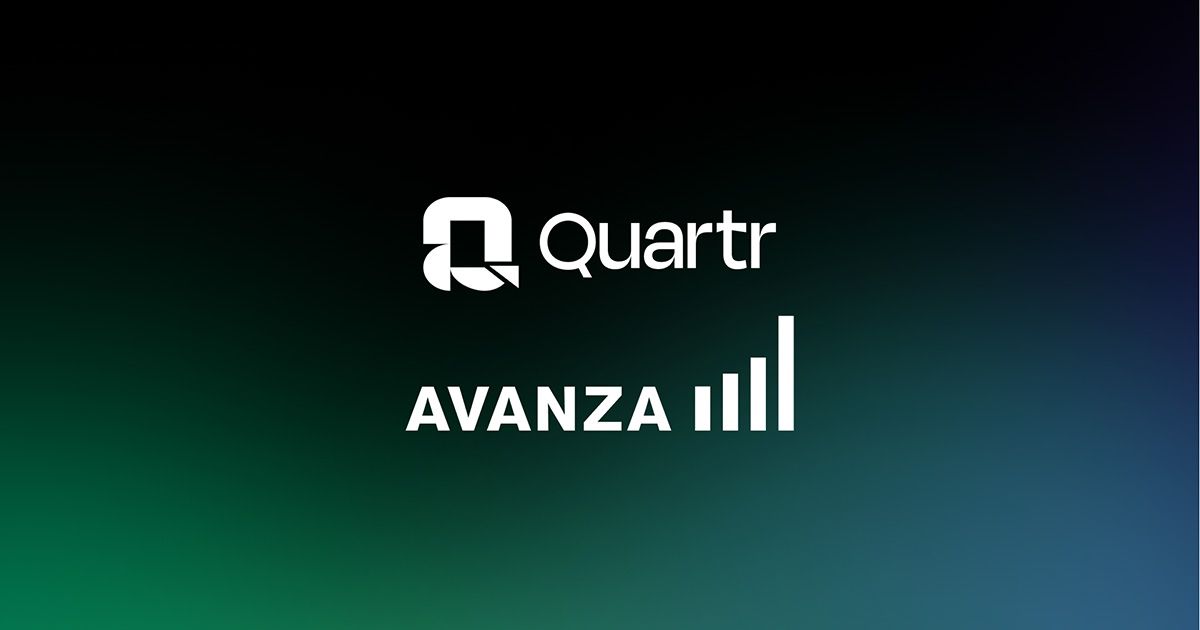 Quartr signs API deal with Avanza - Quartr Newsroom