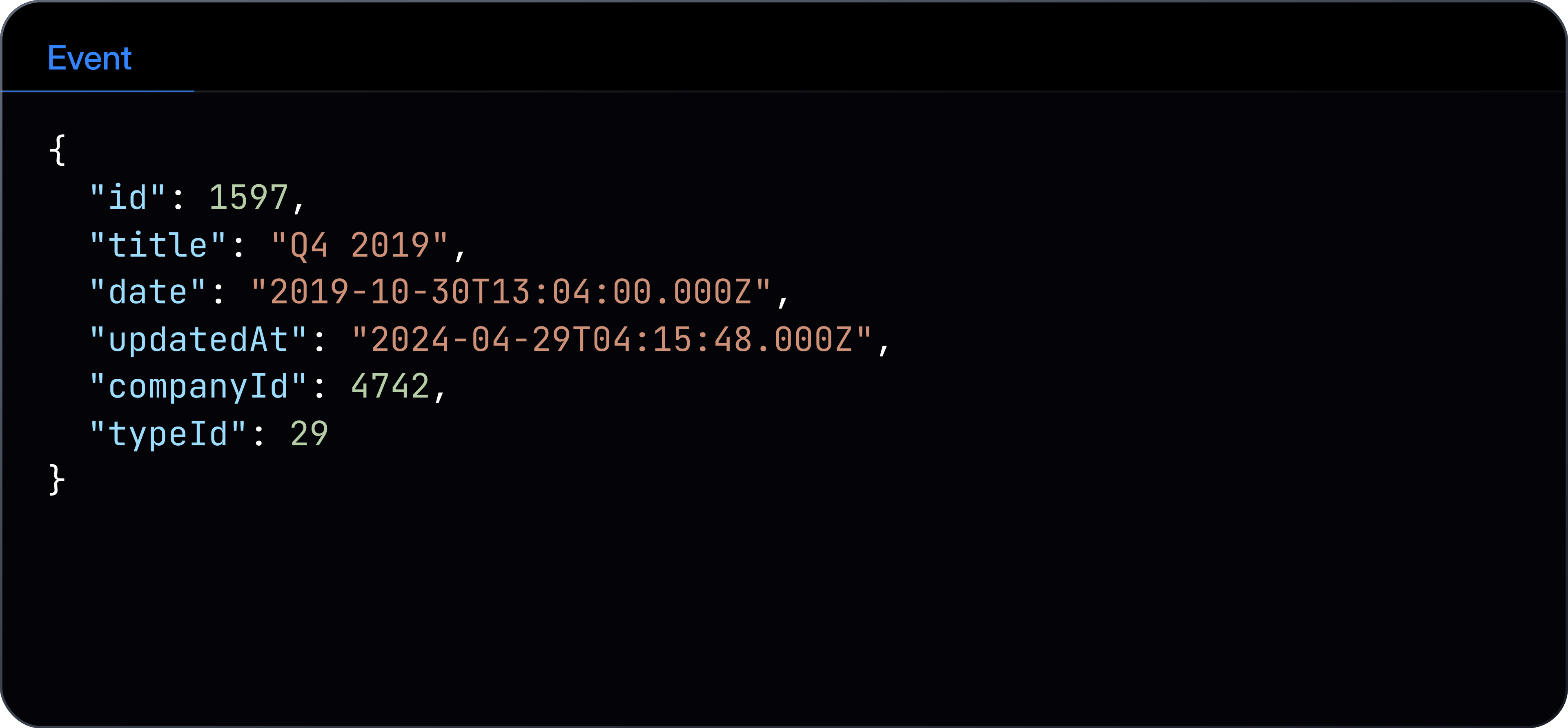 Quartr API – Financial Data, Live Earnings Calls, Filings & Slides