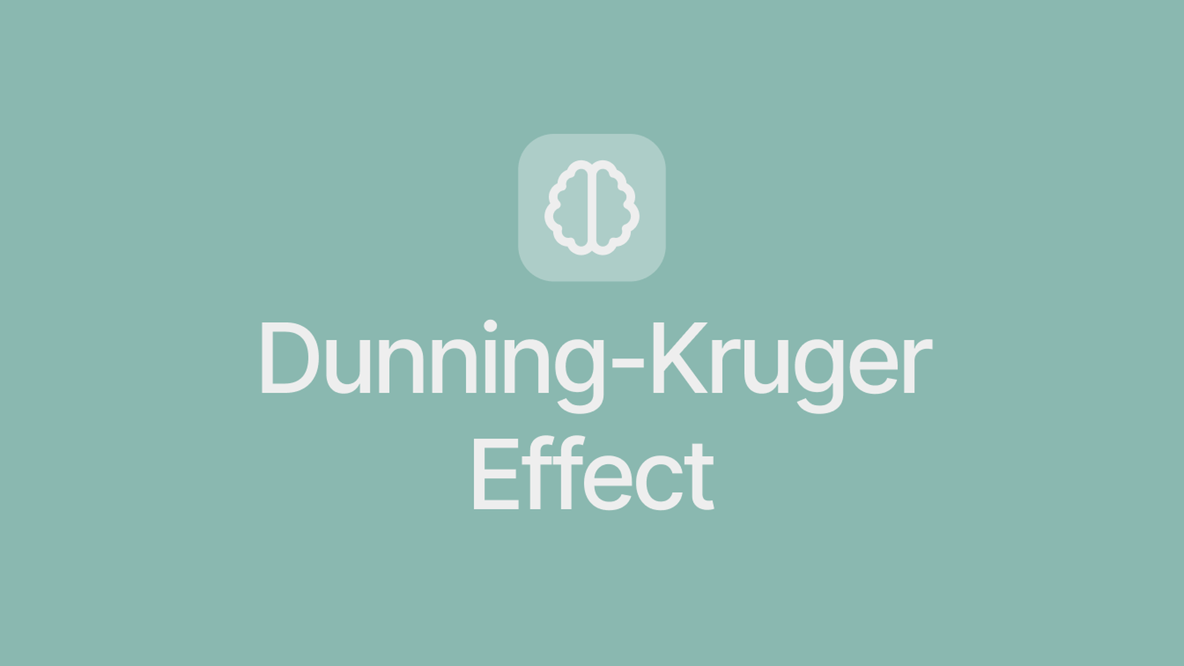 Dunning-Kruger