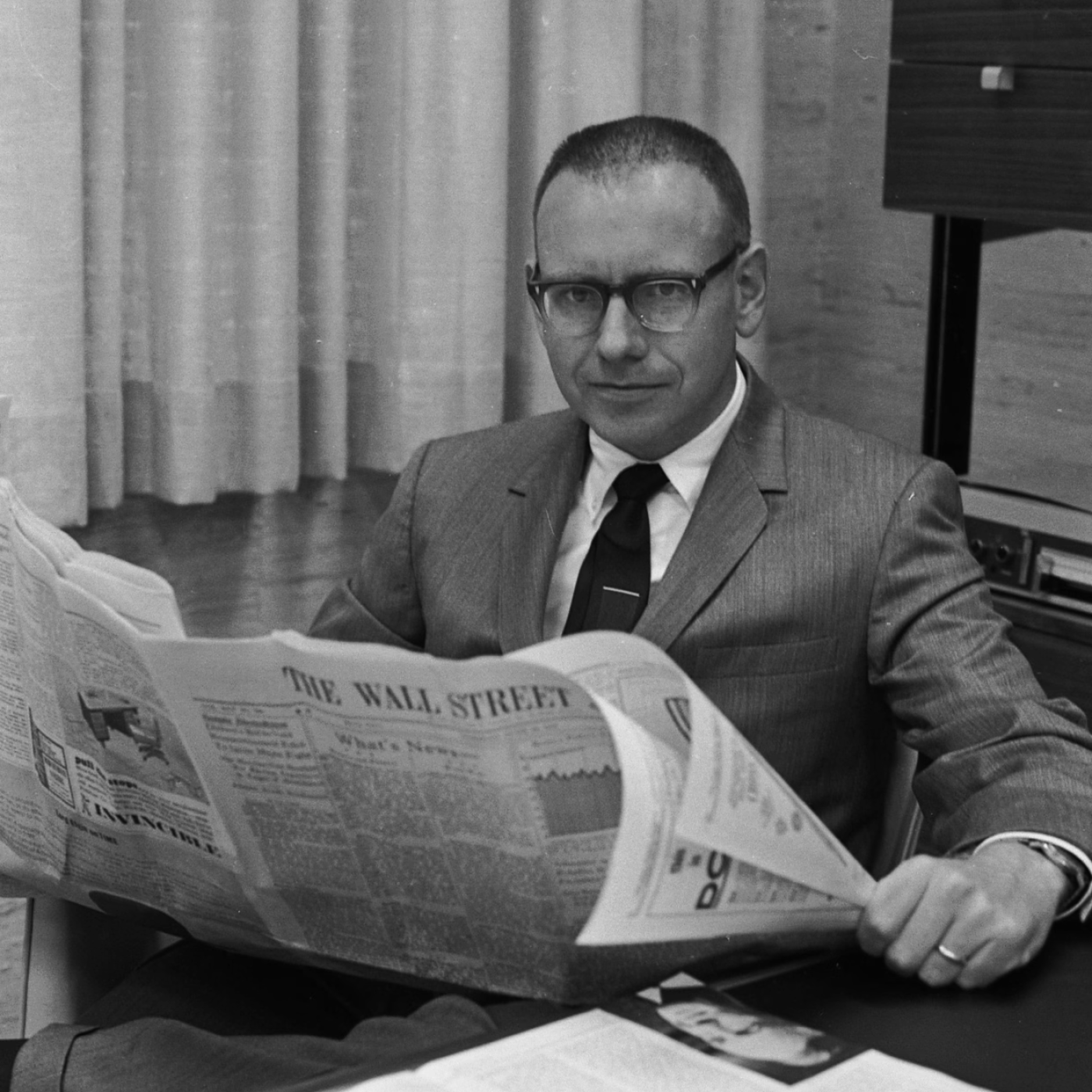 Warren Buffett, 1965, Credit: Robert Paskach/The Omaha World Herald/Durham Museum