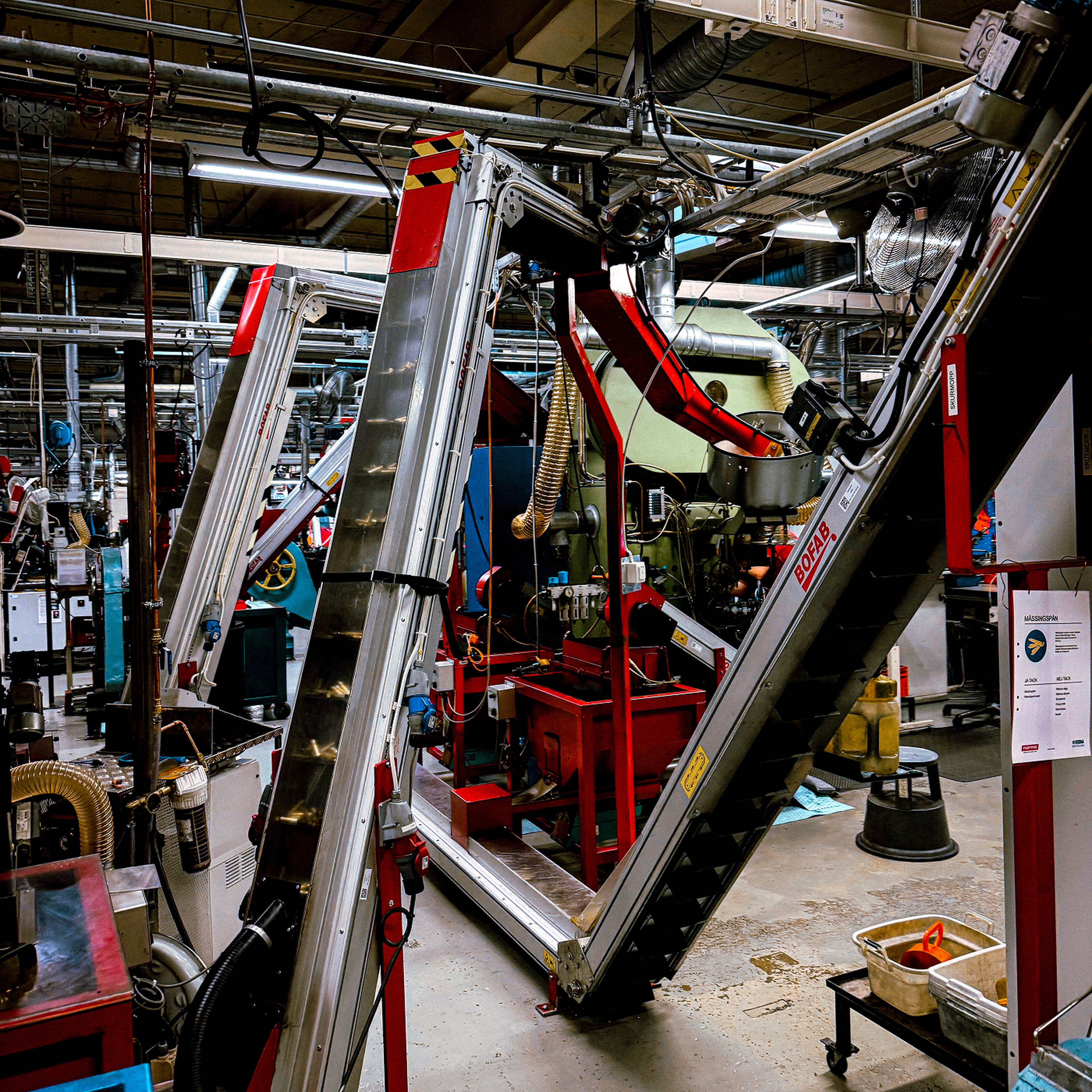An image from the Norma factory in Åmotfors, Sweden