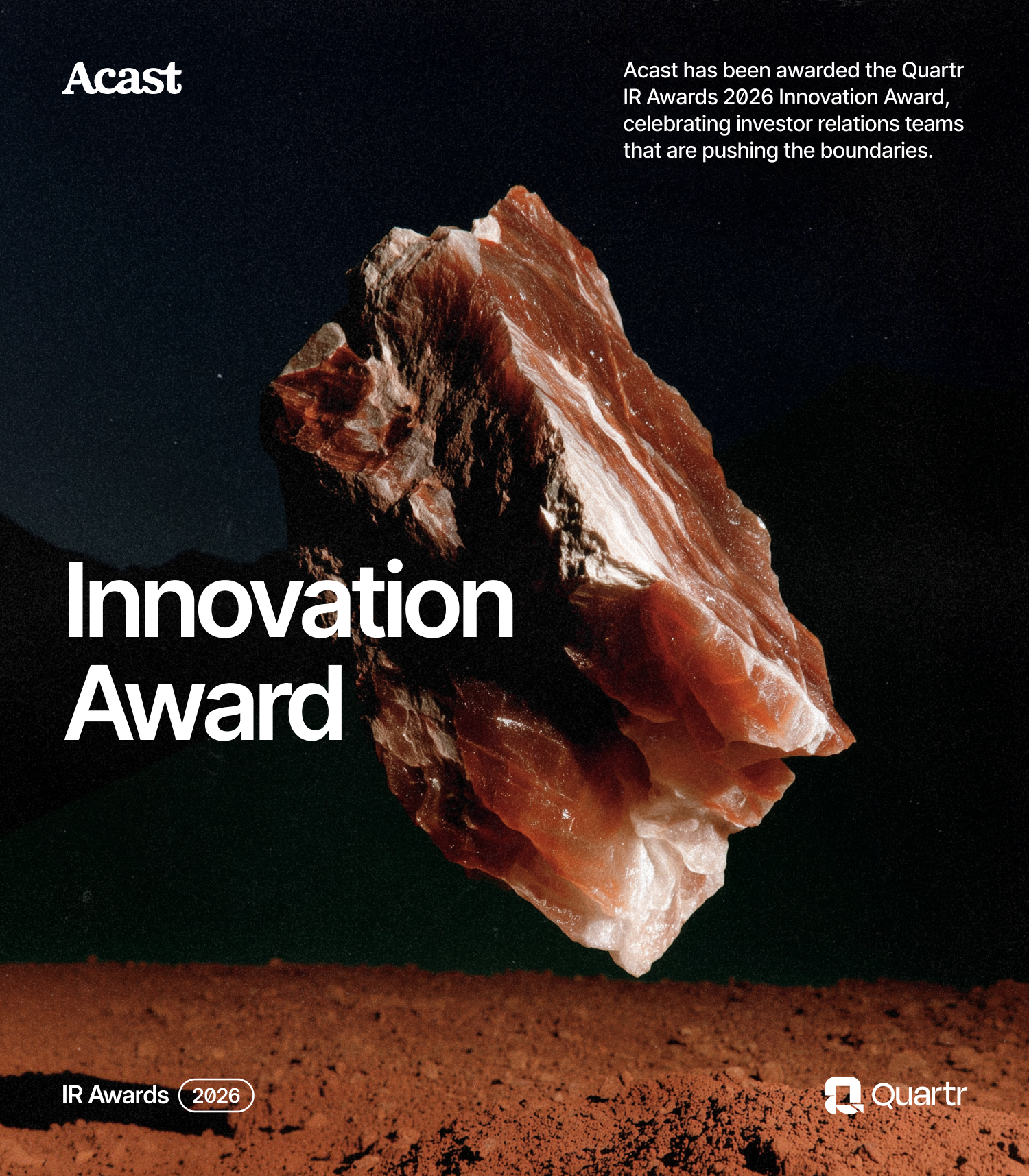 IR Awards 2026 - Innovation: Acast