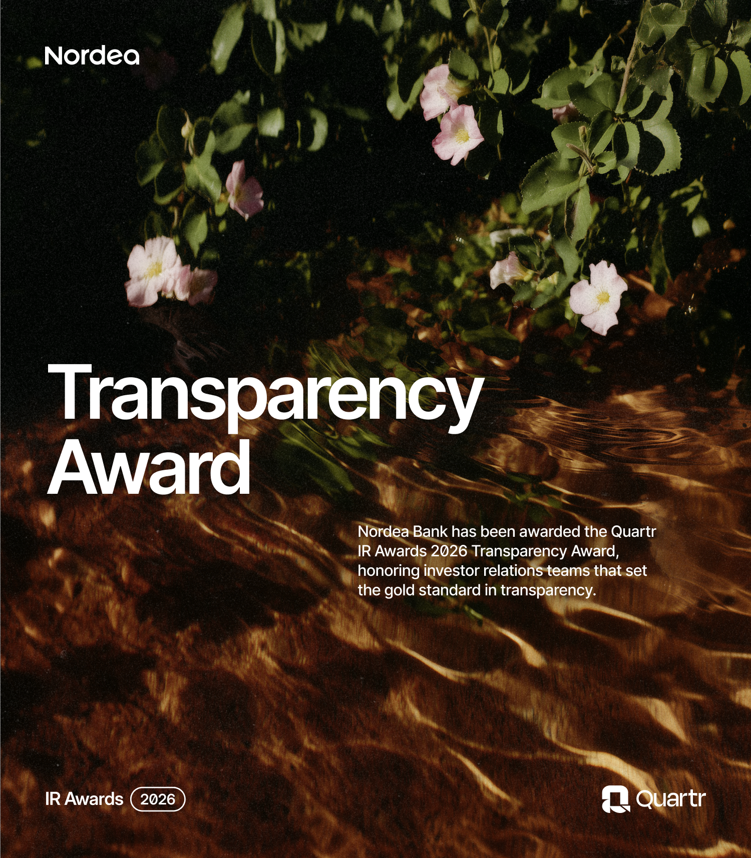 IR Awards 2026 - Transparency: Nordea Bank