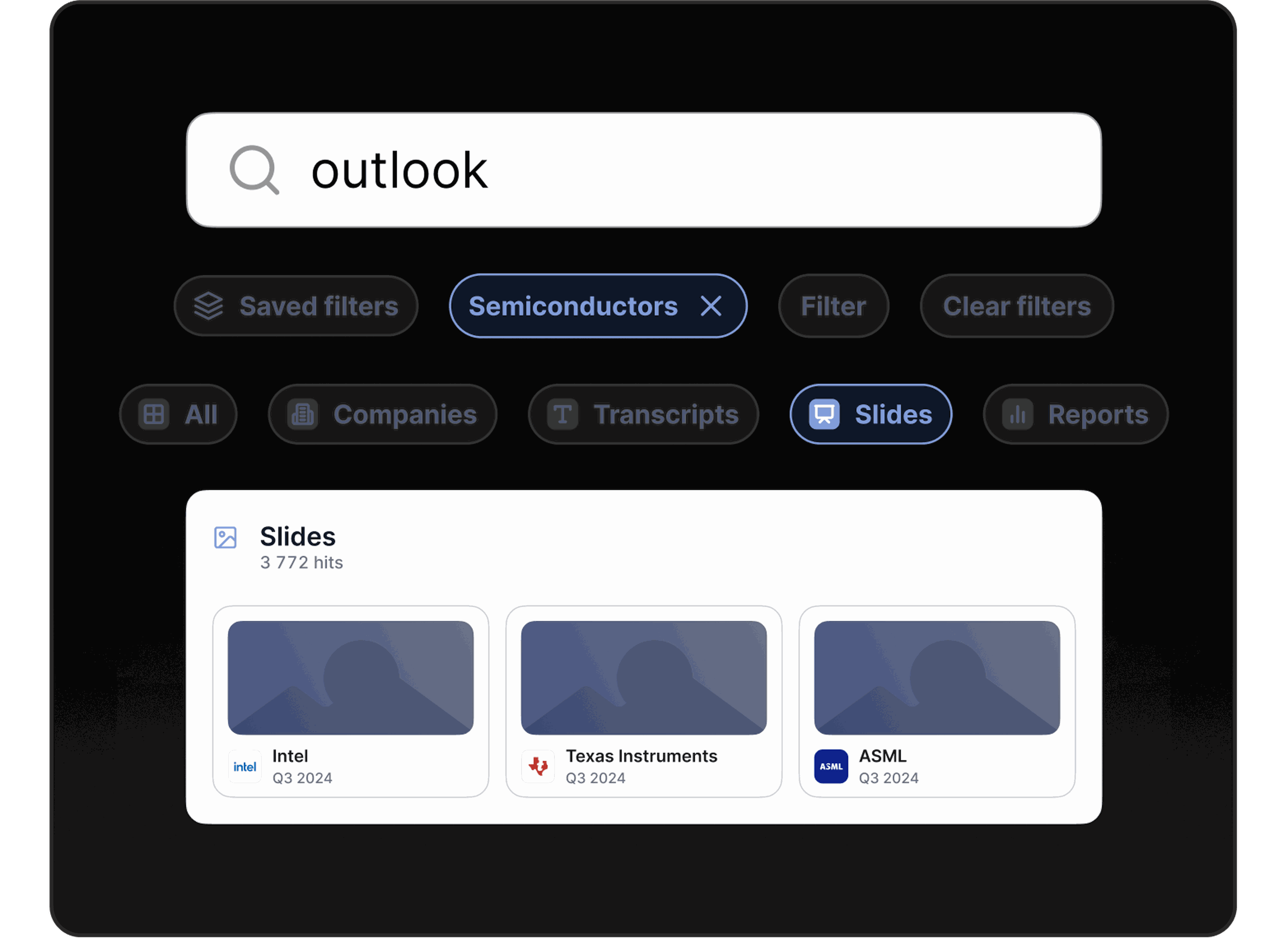 Quartr Pro – Financial Research Platform for Desktop