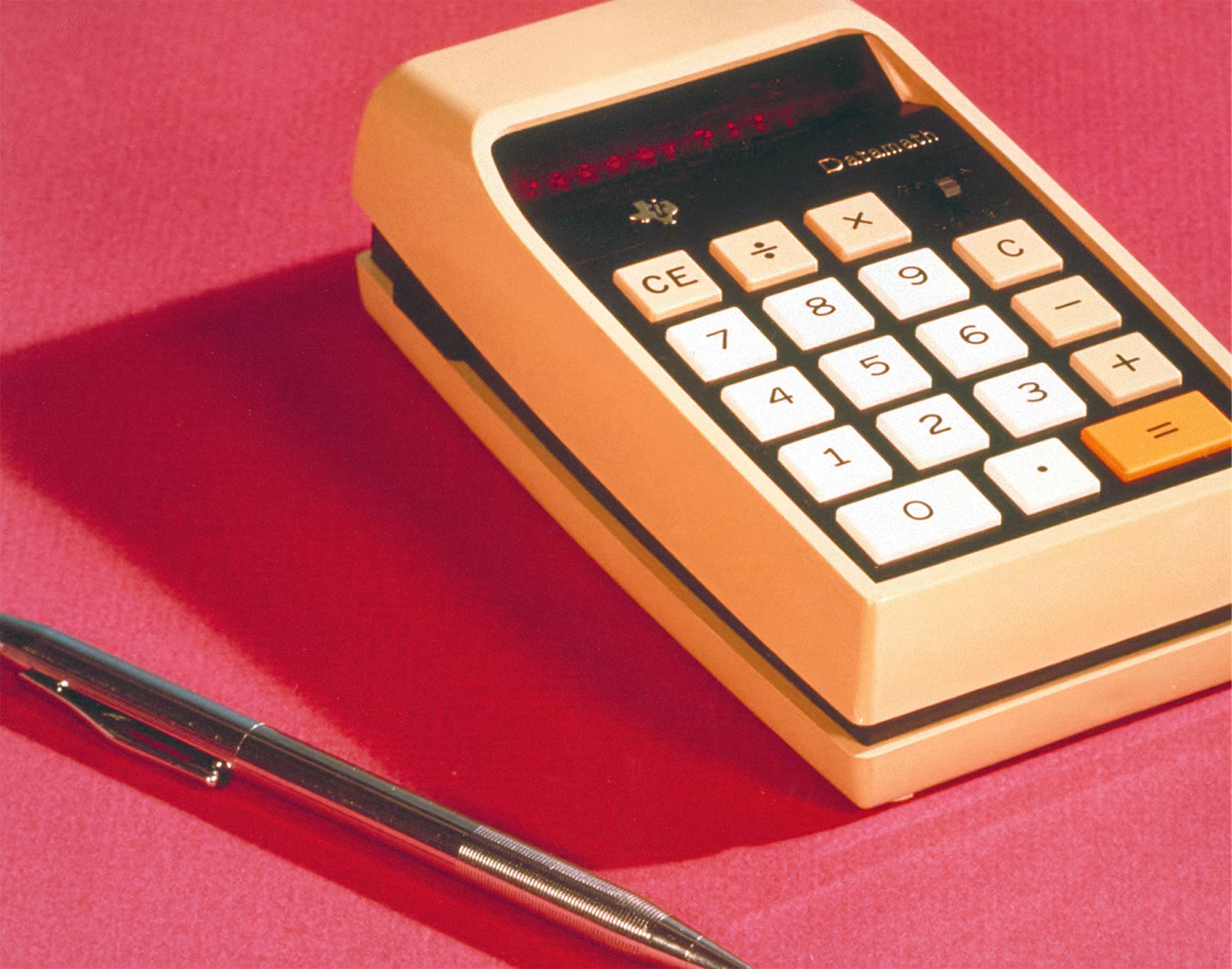 Texas Instruments' iconic Datamath calculator from 1972.