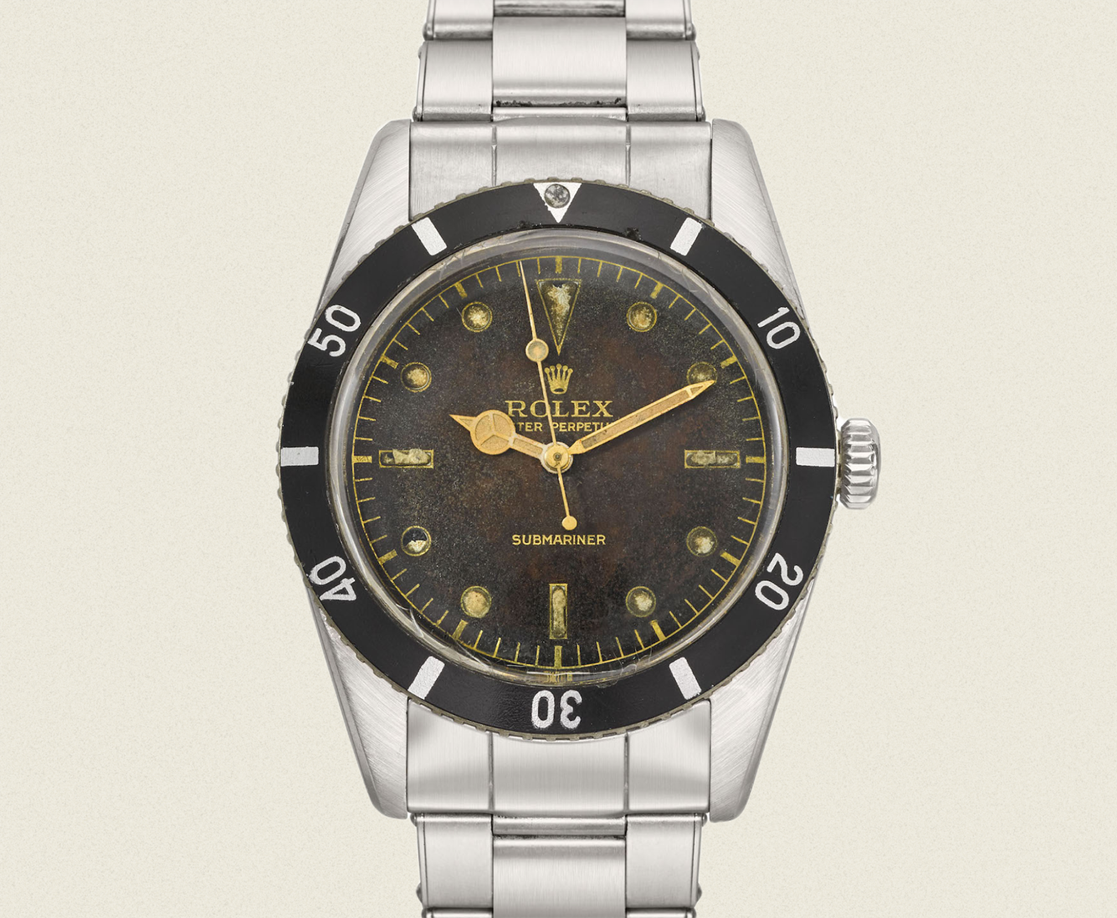 One of the first editions of the iconic Rolex Submariner