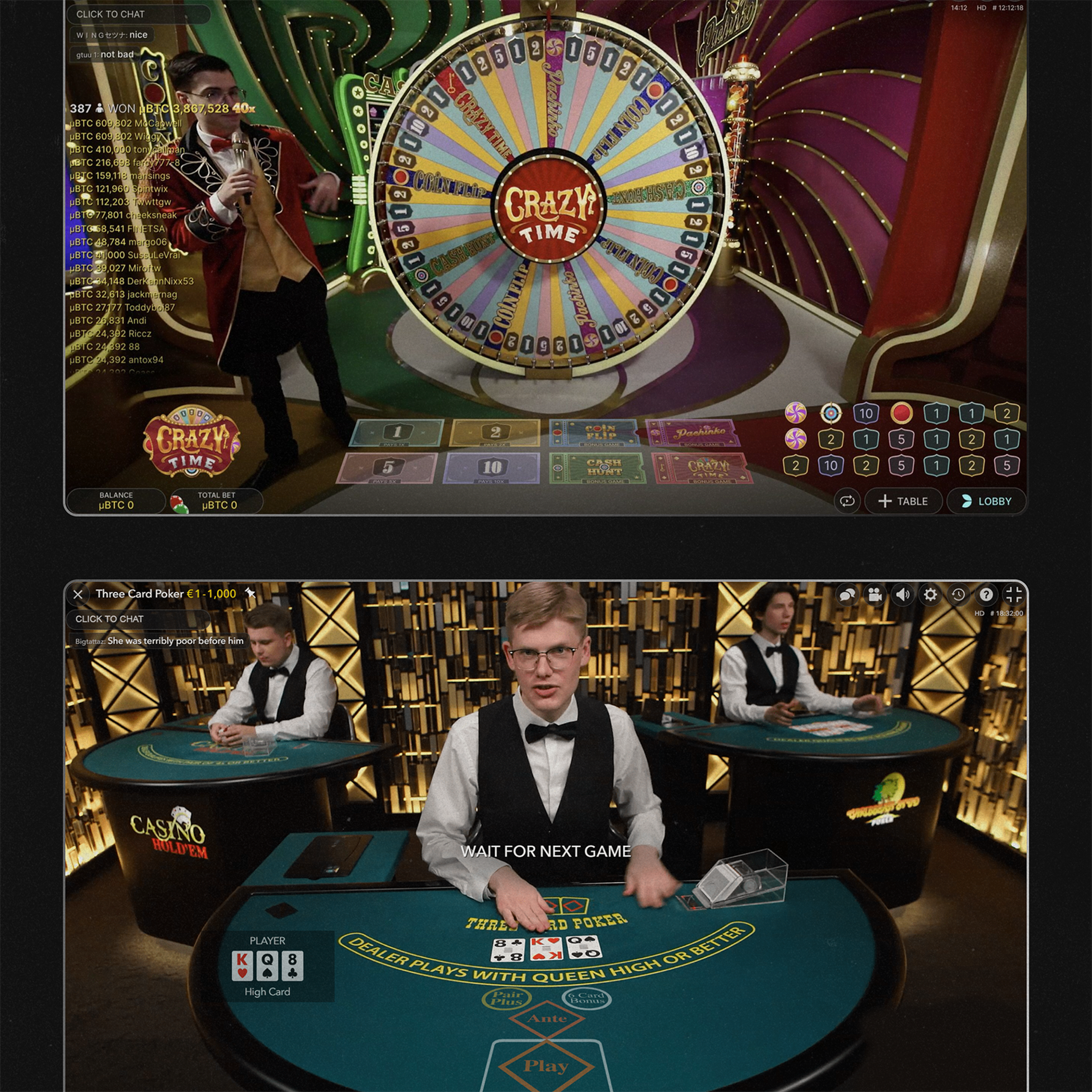 Evolution Gaming - Casino games