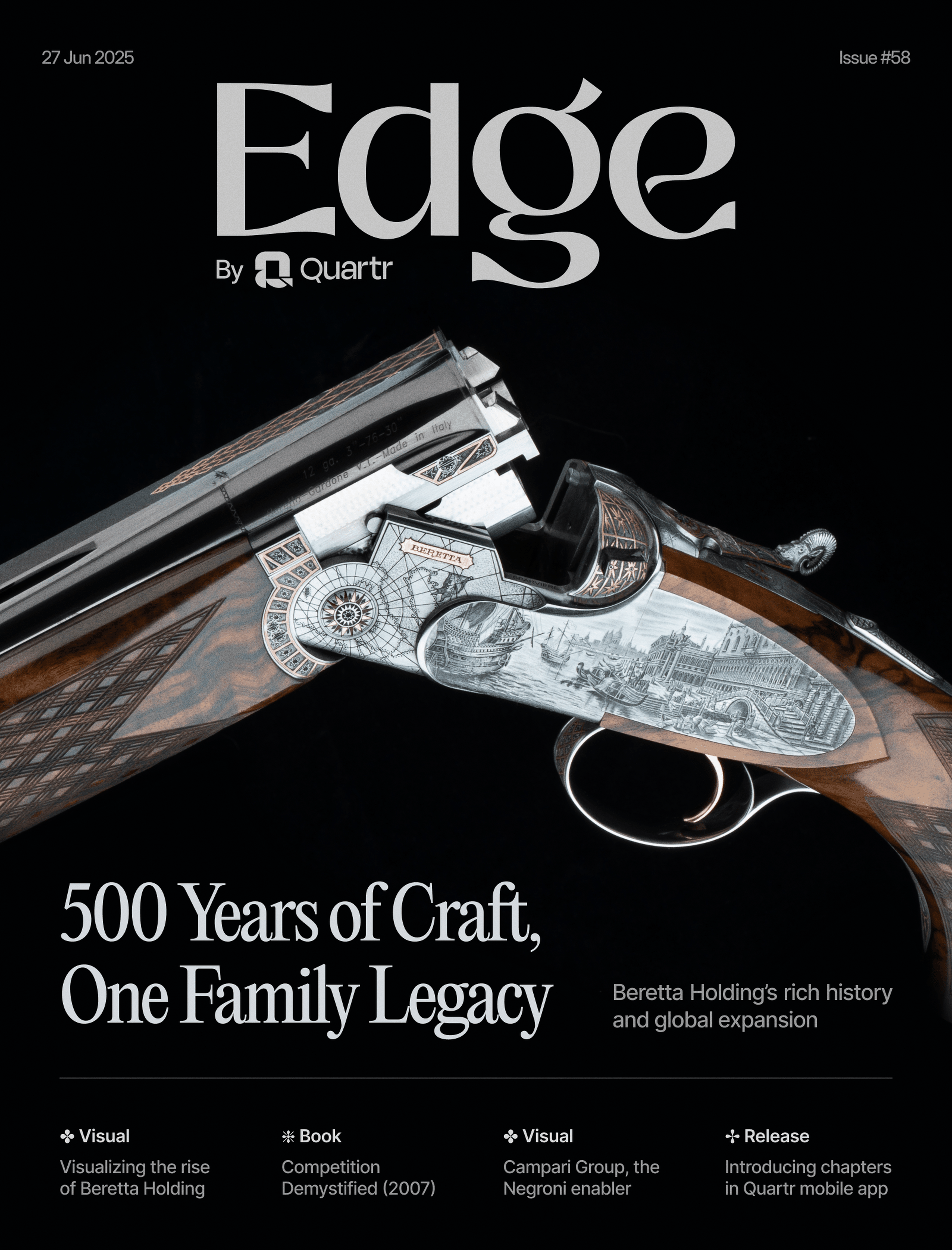 Edge #58: Cover photo for Beretta Holding
