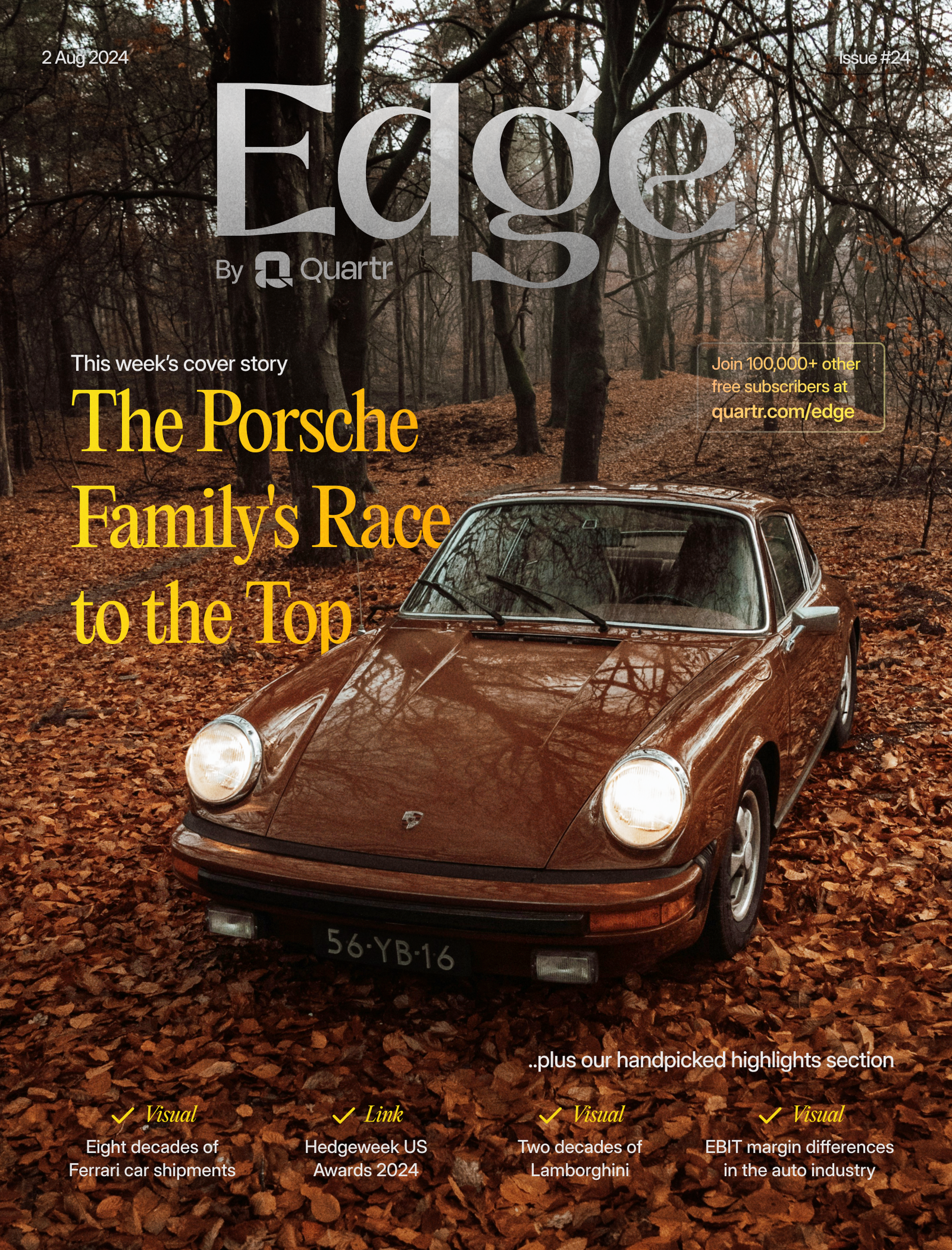 Edge #24 cover: The Porsche Family's Race to the Top