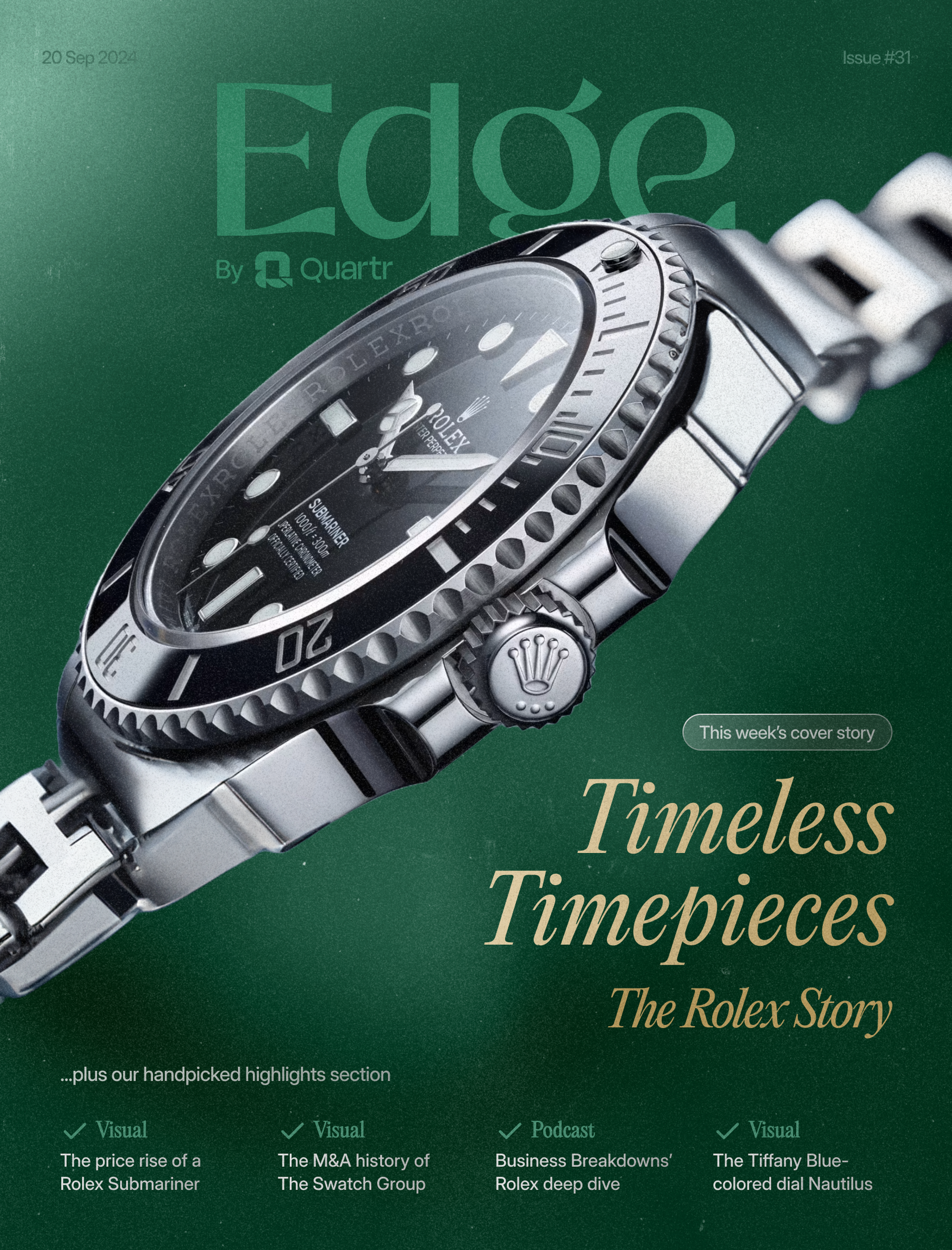 Edge cover #31: The Rolex Story