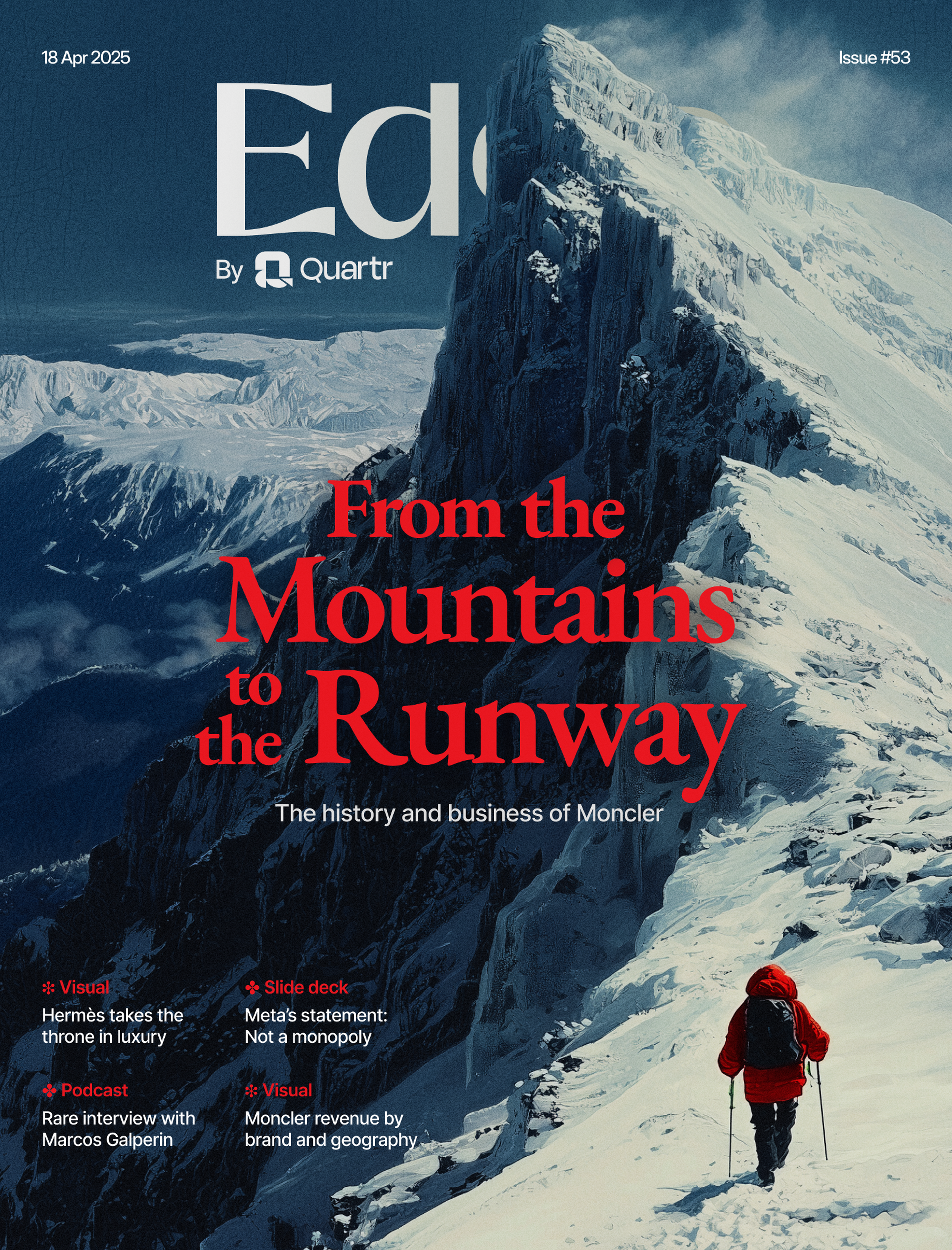 Edge Cover #53: Moncler - From the Mountains to the Runway