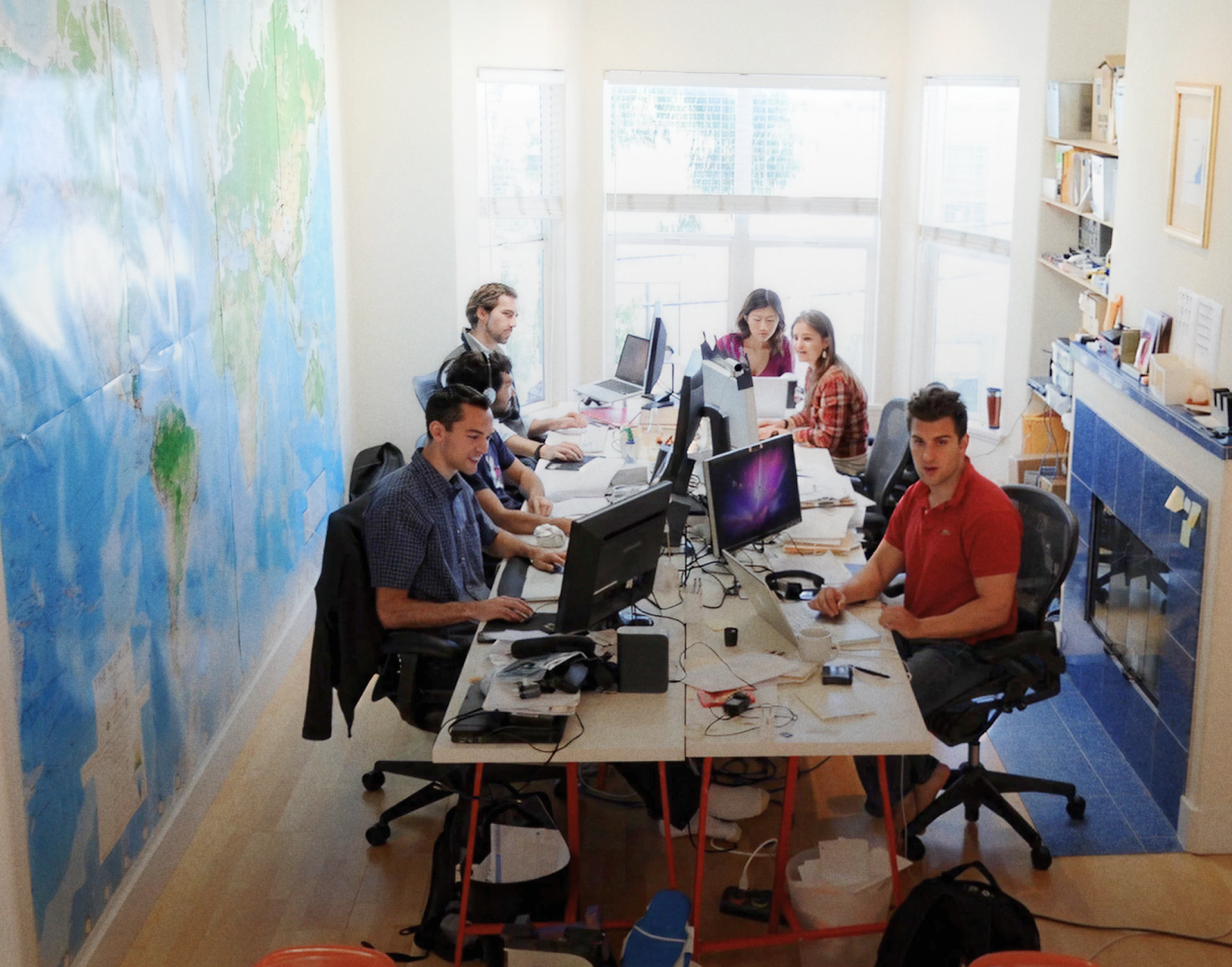 The first Airbnb office
