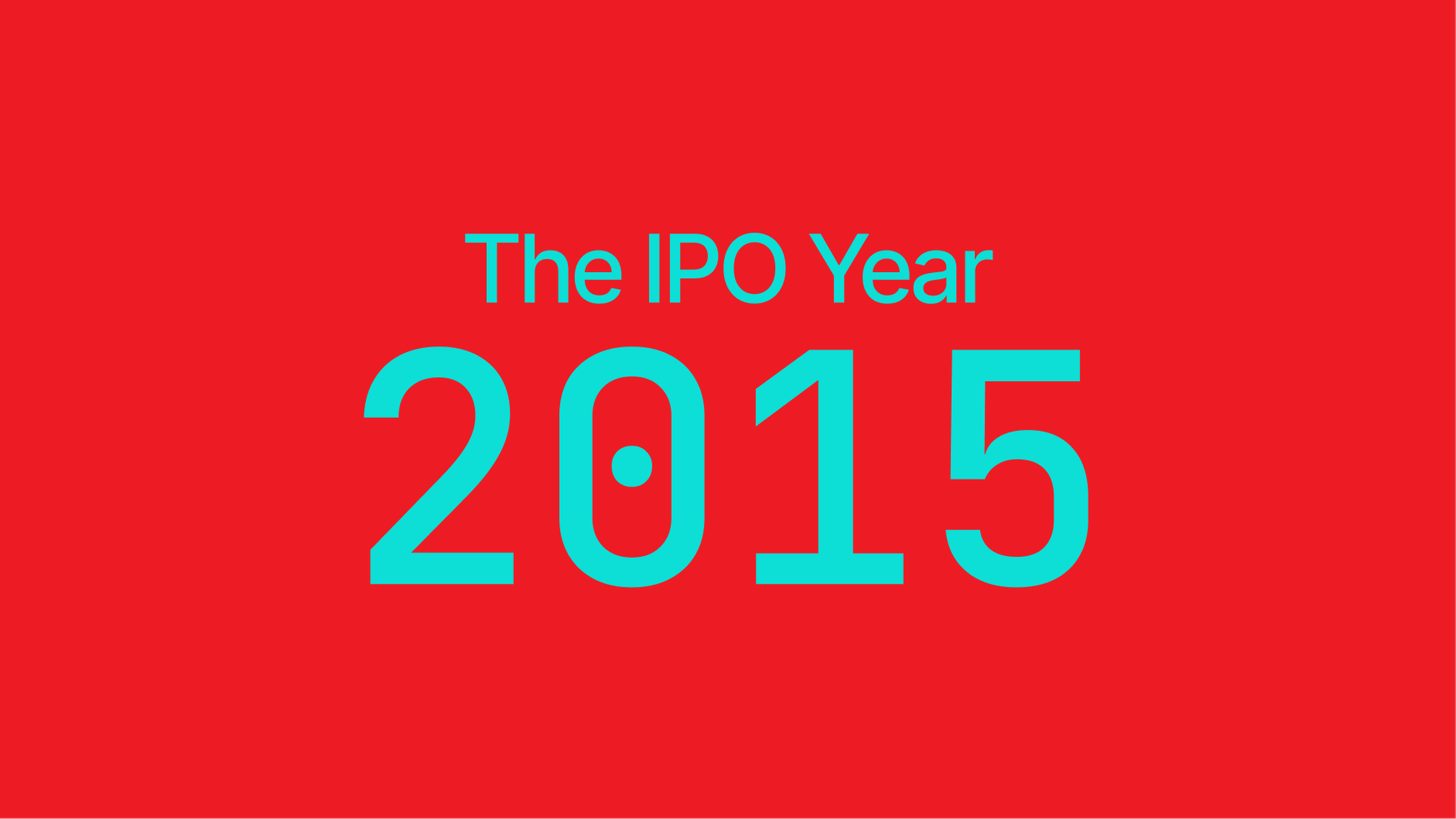 IPO's in 2015