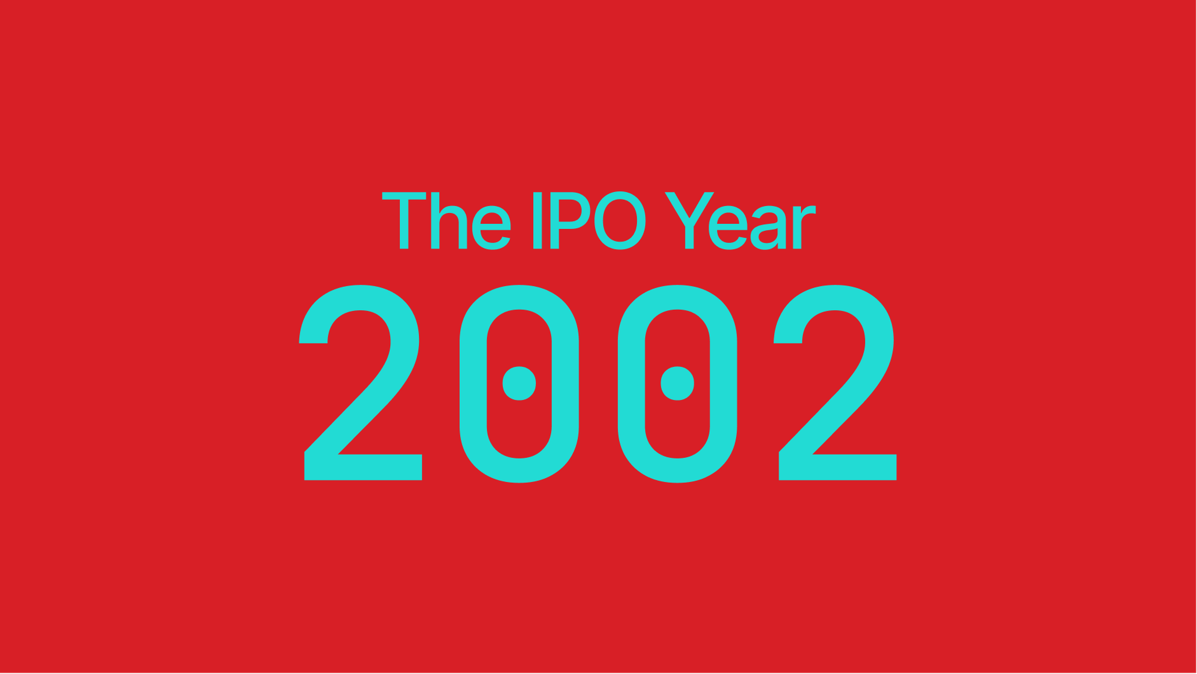 Initial Public Offerings - IPOs in 2002