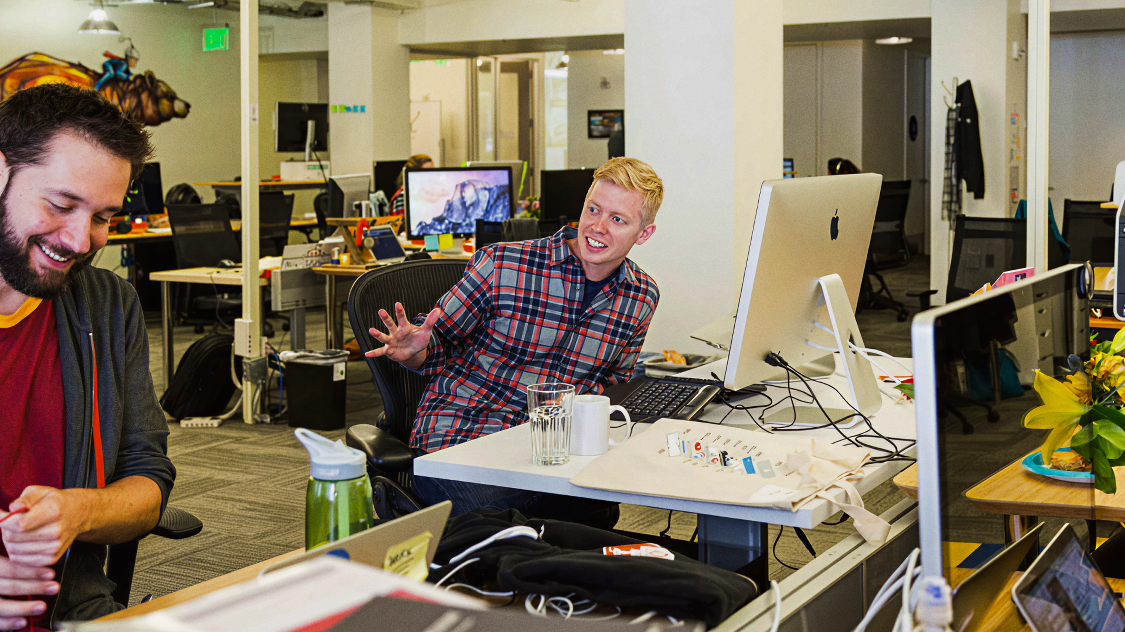 Reddit's co-founders, Alexis Ohanian and Steve Huffman