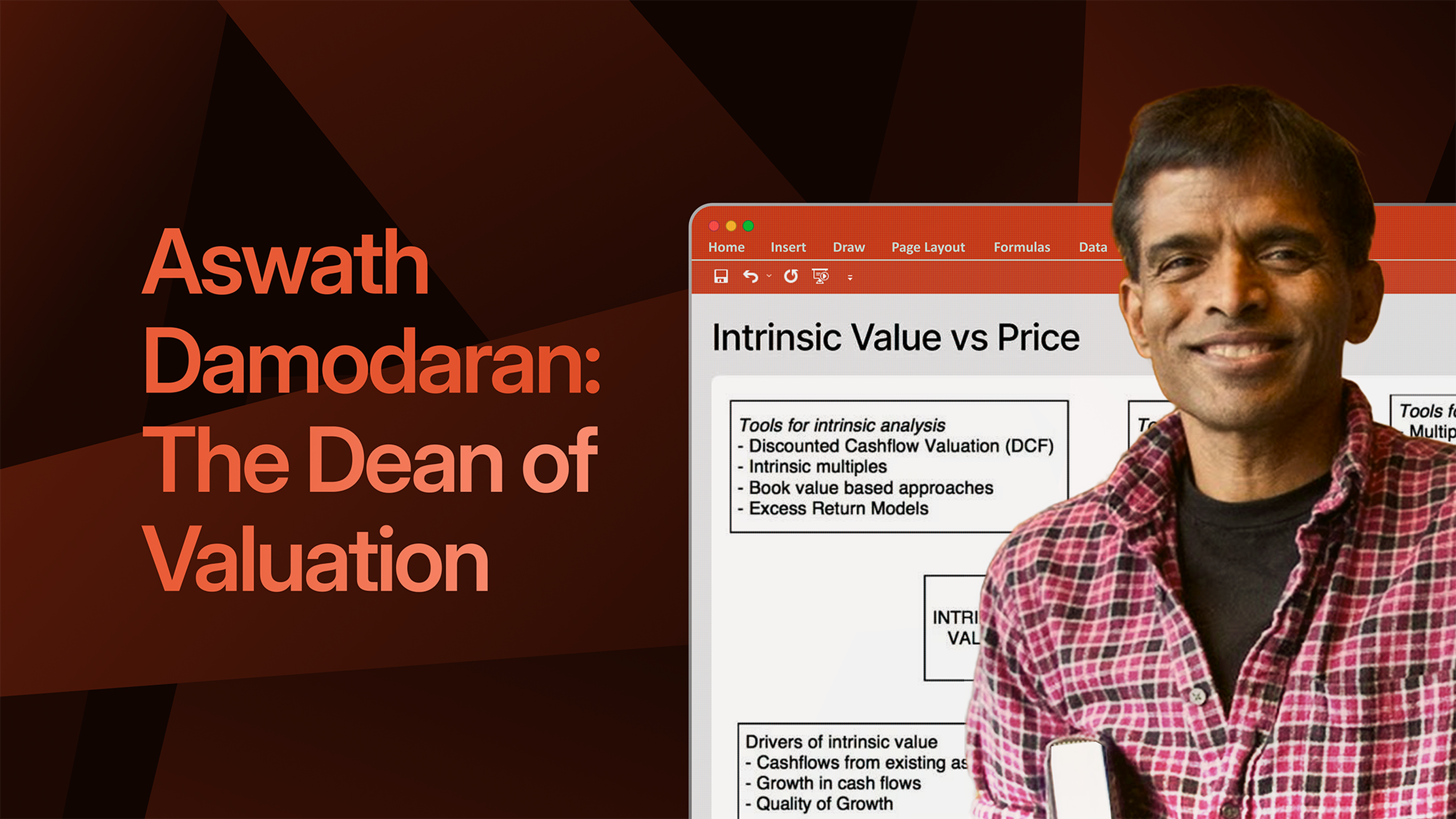 Value investing with Aswath Damodaran: Intrinsic Value vs Price