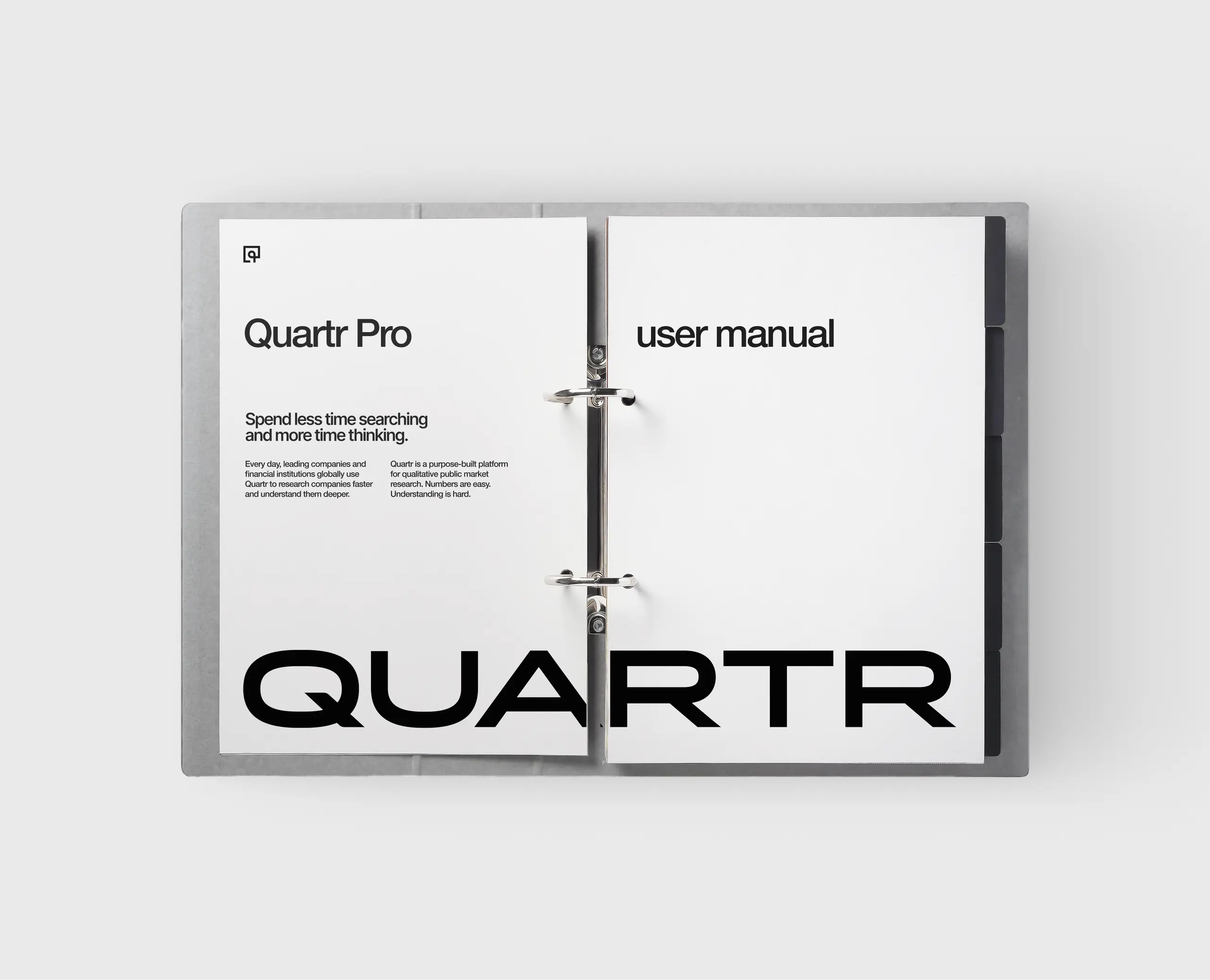 Quartr Pro user manual