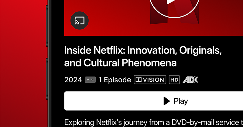 Inside Netflix: Innovation, Originals, and Cultural Phenomena