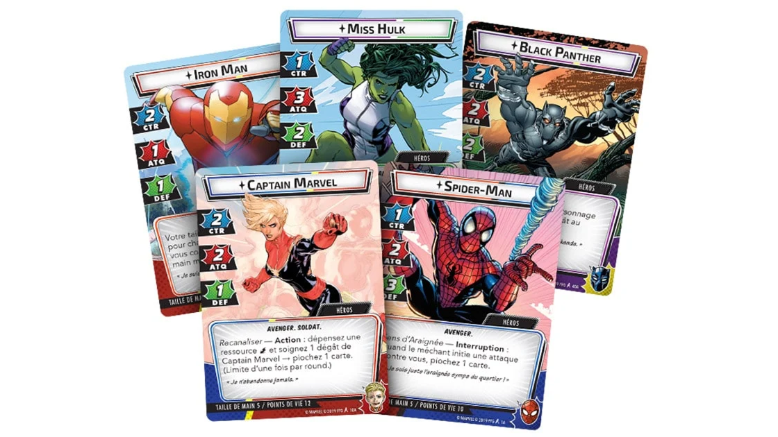 article Marvel Champion - Cartes des héros