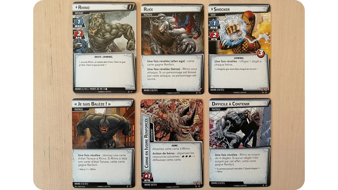 article Marvel Champion - Deck Rhino