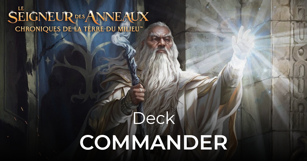 article deck commander le seigneur des anneaux 40-21