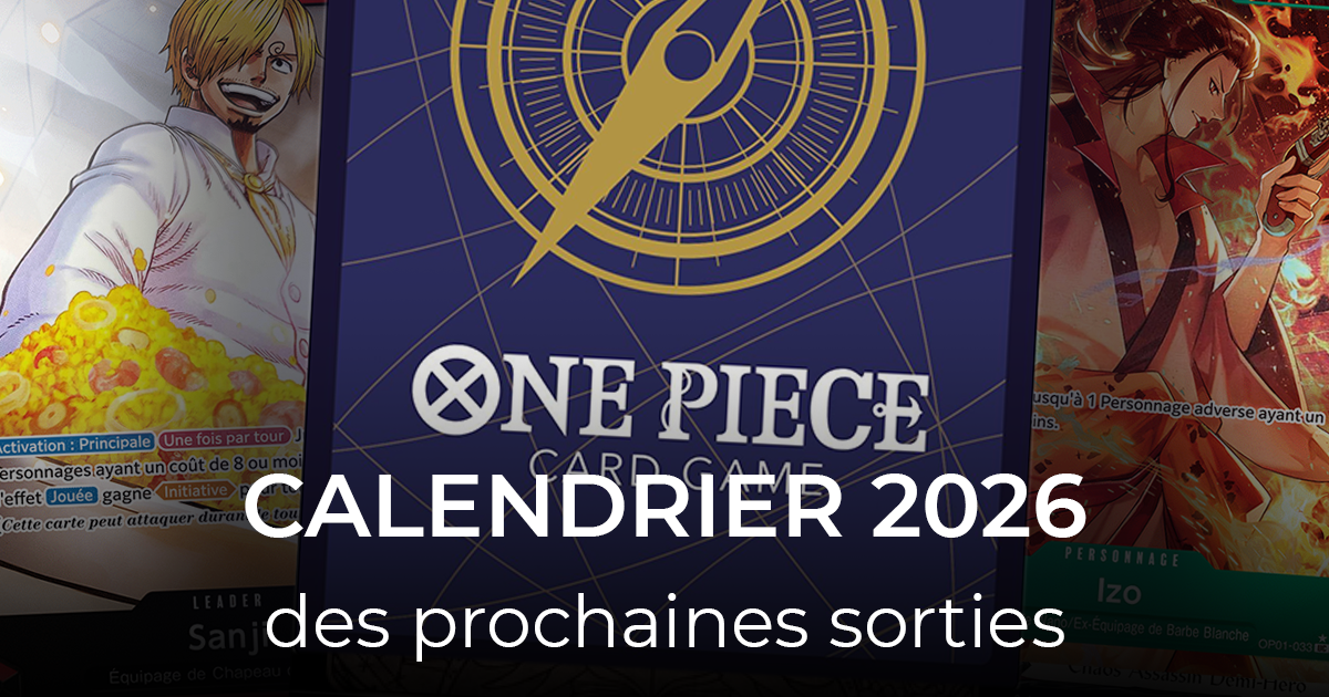 Calendrier 2026 des prochaines sorties One Piece Card Game