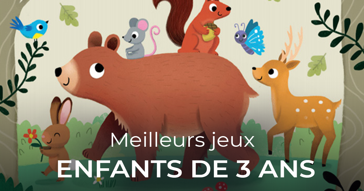 Les 10 meilleurs jeux de société pour enfants de 3 ans