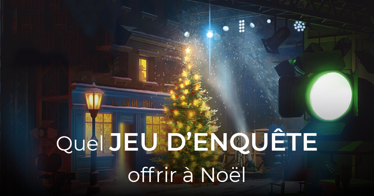 Notre sélection des jeux de société d'enquête et d'escape game pour Noël 2025