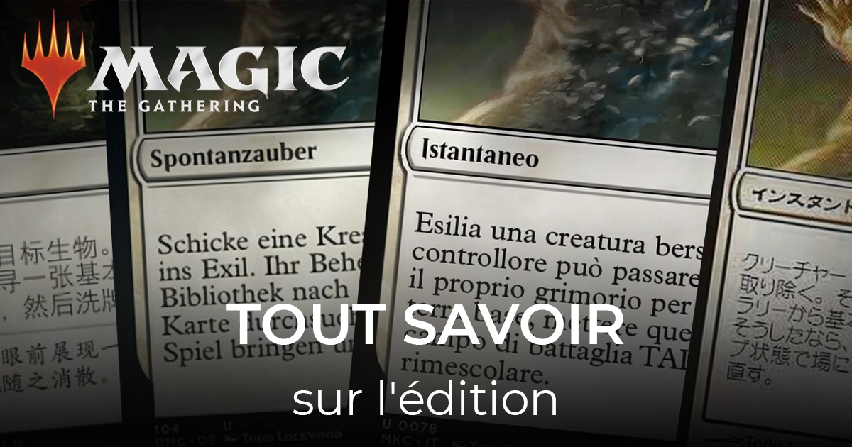 article reconnaitre la langue d'une carte magic 40-21