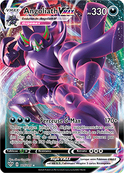 article pokémon carte angoliath-vmax