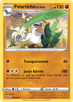 article pokémon carte palarticho