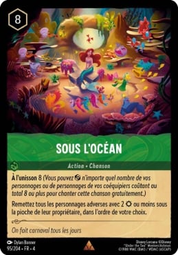 carte sous l'océan lorcana