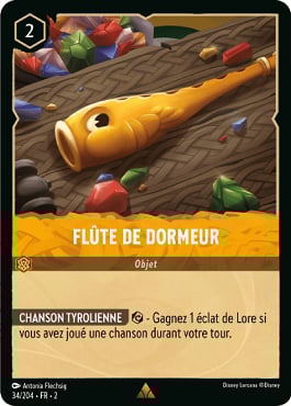 carte flute de dormeur lorcana