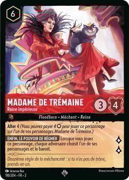 carte madame de trémaine lorcana