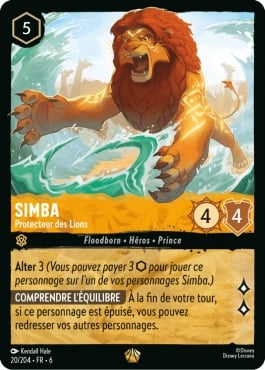 carte simba lorcana