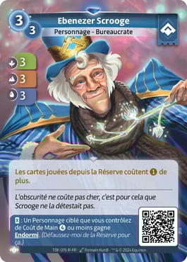 carte altered Ebenezer Scrooge