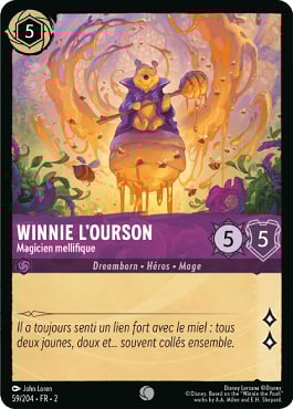 carte winnie l'ourson lorcana