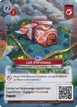 carte altered Lait d'Arcolano