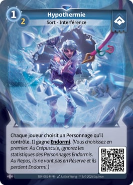 carte altered hypothermie