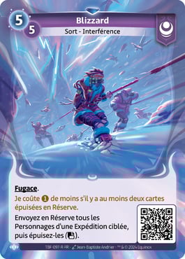 carte altered blizzard