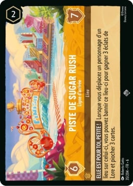 carte piste de sugar rush lorcana
