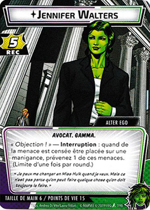article marvel champion carte "jennifer walters"