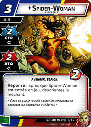 article marvel champion - carte "spider-woman"