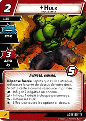 article marvel champion carte "hulk"