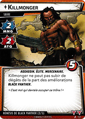 article marvel champion carte "killmonger"