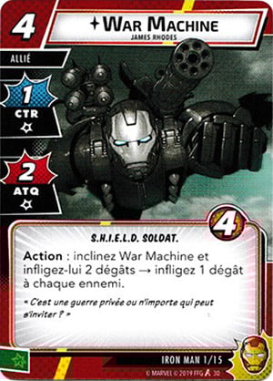 article marvel champion carte "war machine"