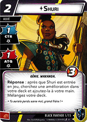 article marvel champion carte "shuri"